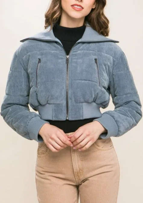 ANDREA jacket (Blue Stone)