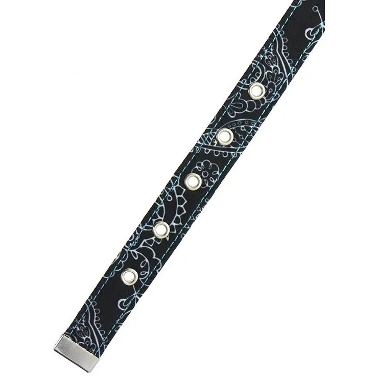 Black and Blue Paisley Collar