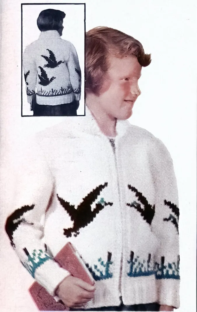 Child's Wild Duck Cardigan Pattern