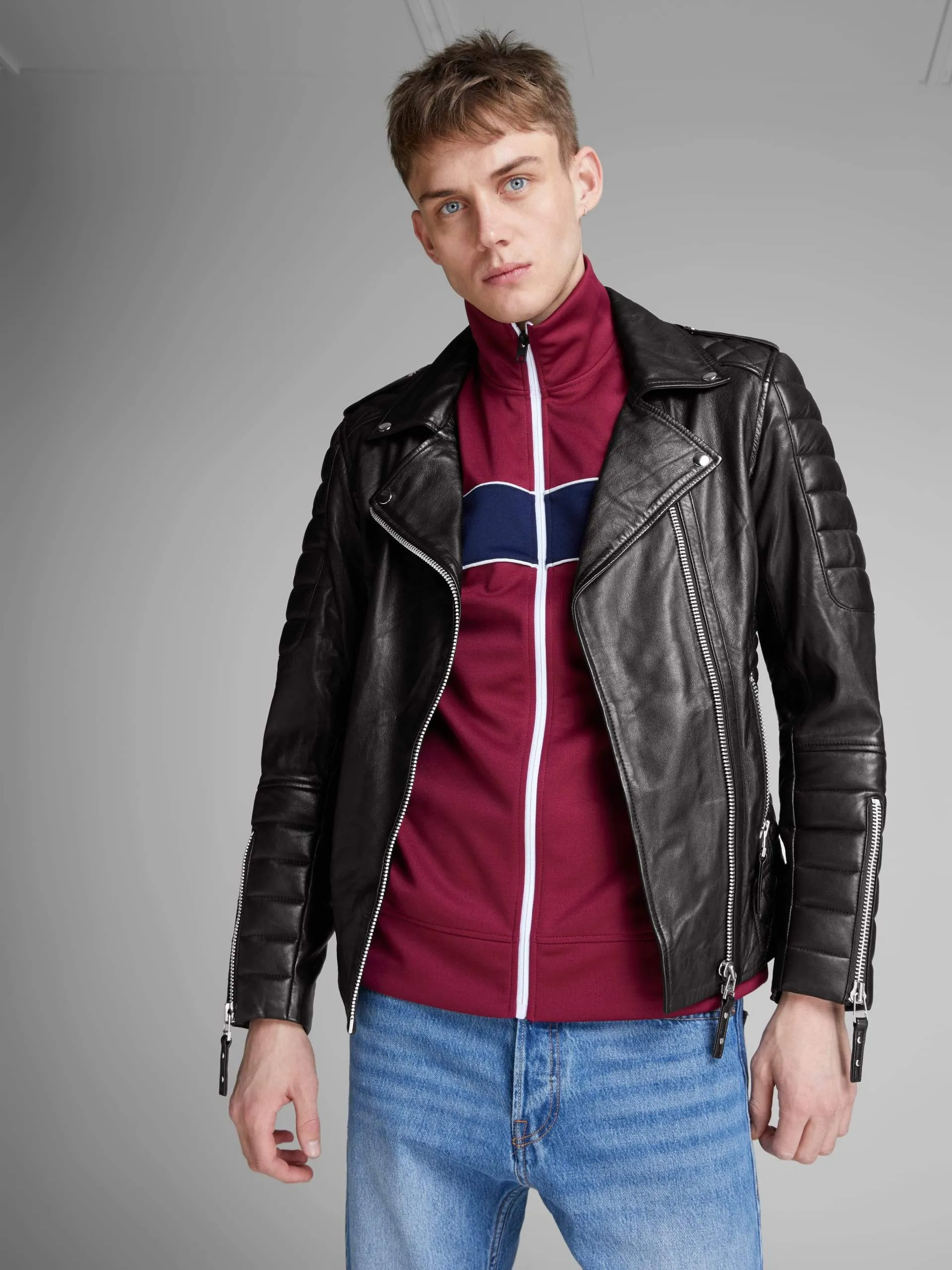 Exclusive Black Bomber Stylish Jacket For Men 2021 by TJS