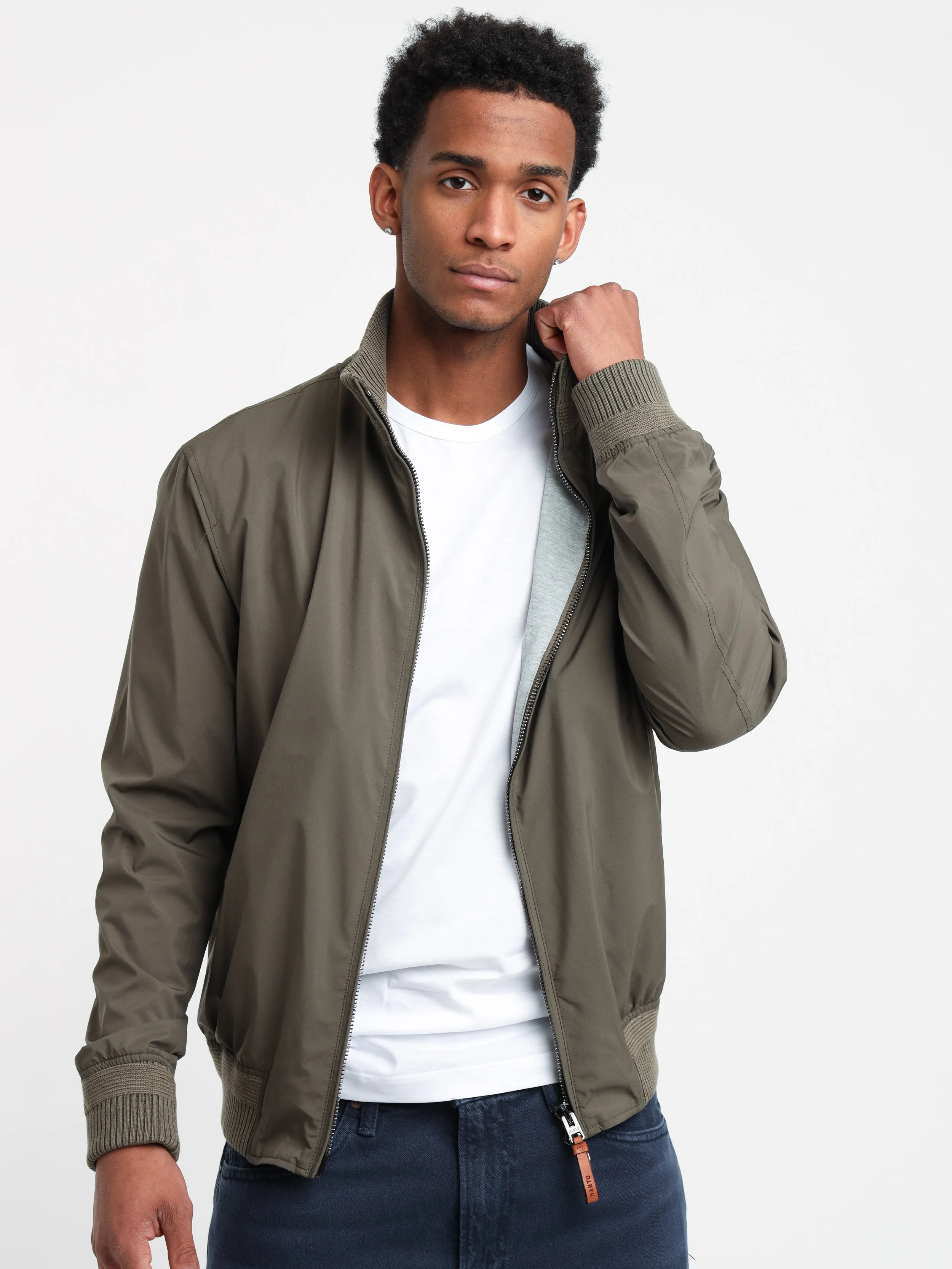 Forest Green Bomber Jacket