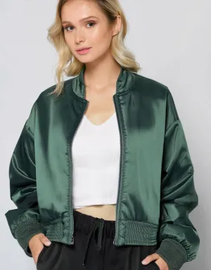 Forest Green Bomber Jacket