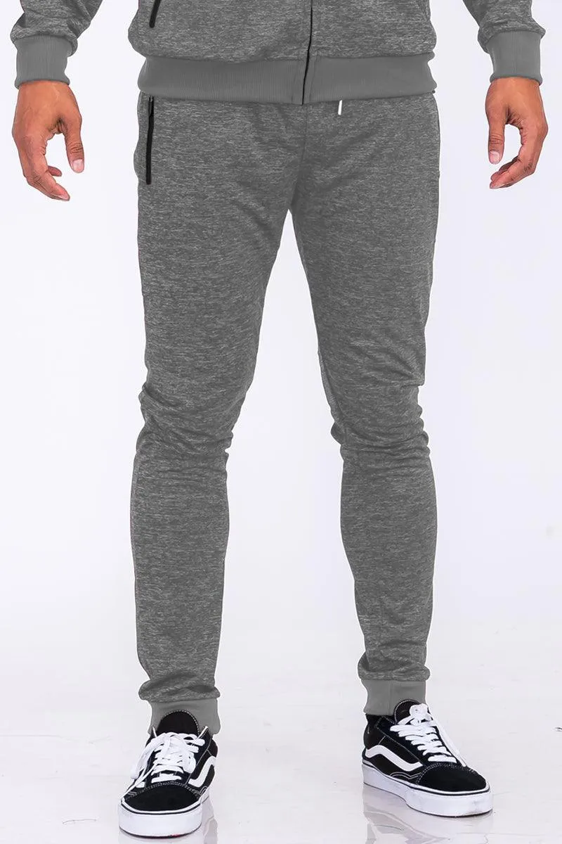 Grey Marbled Light Weight Active Joggers