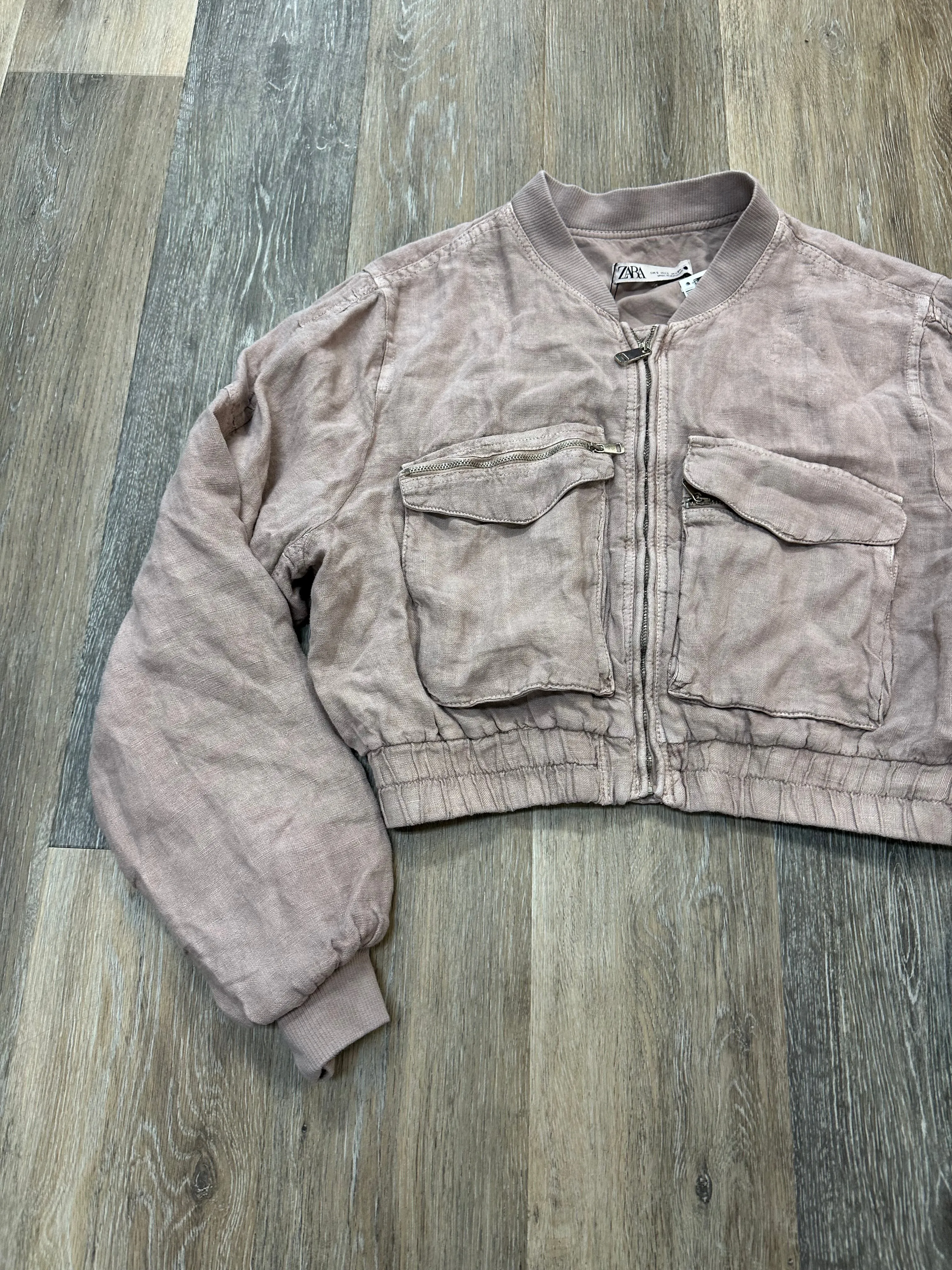 Jacket Other By Zara In Pink, Size: S