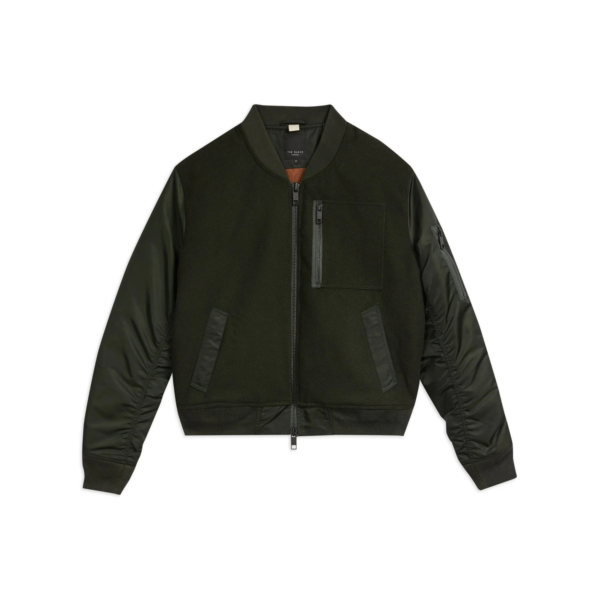 Men Mmo-Apogee-Wadded Bomber - Dk-Green