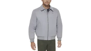 Microtwill Relaxed Laydown Collar Bomber