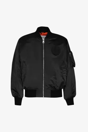 NYLON BOMBER JACKET BLACK