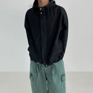 OH Toggle Drawstring Windbreaker Jacket