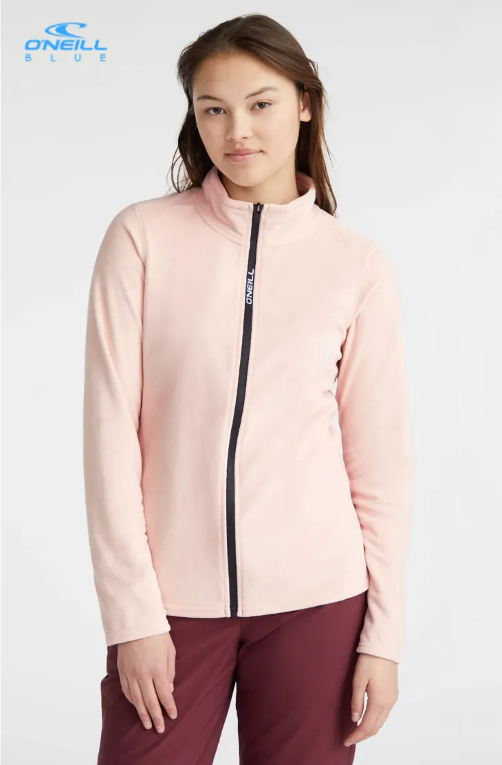 Oneill Womens Jacks Full Zip Fleece Peach Whip