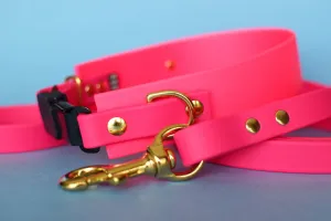 PREMADE COLLECTION - Hot Pink & Fuchsia Osgiliath Biothane Dog Collar