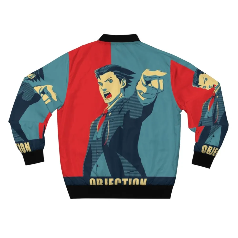 "Ace Attorney Objection Bomber Jacket for Gamers"