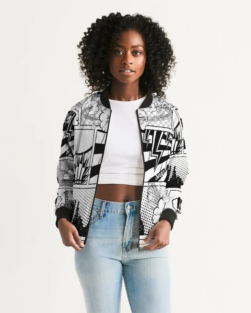 Retro Comic Women's Bomber Jacket