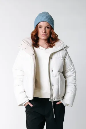 Rya Teddy Puffer | Off white