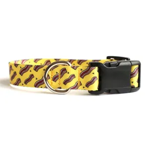 Sunny Yellow Bacon Dog Collar