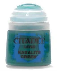 Warhammer Citadel Paint: LAYER Kabalite Green