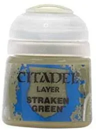 Warhammer Citadel Paint: LAYER Straken Green