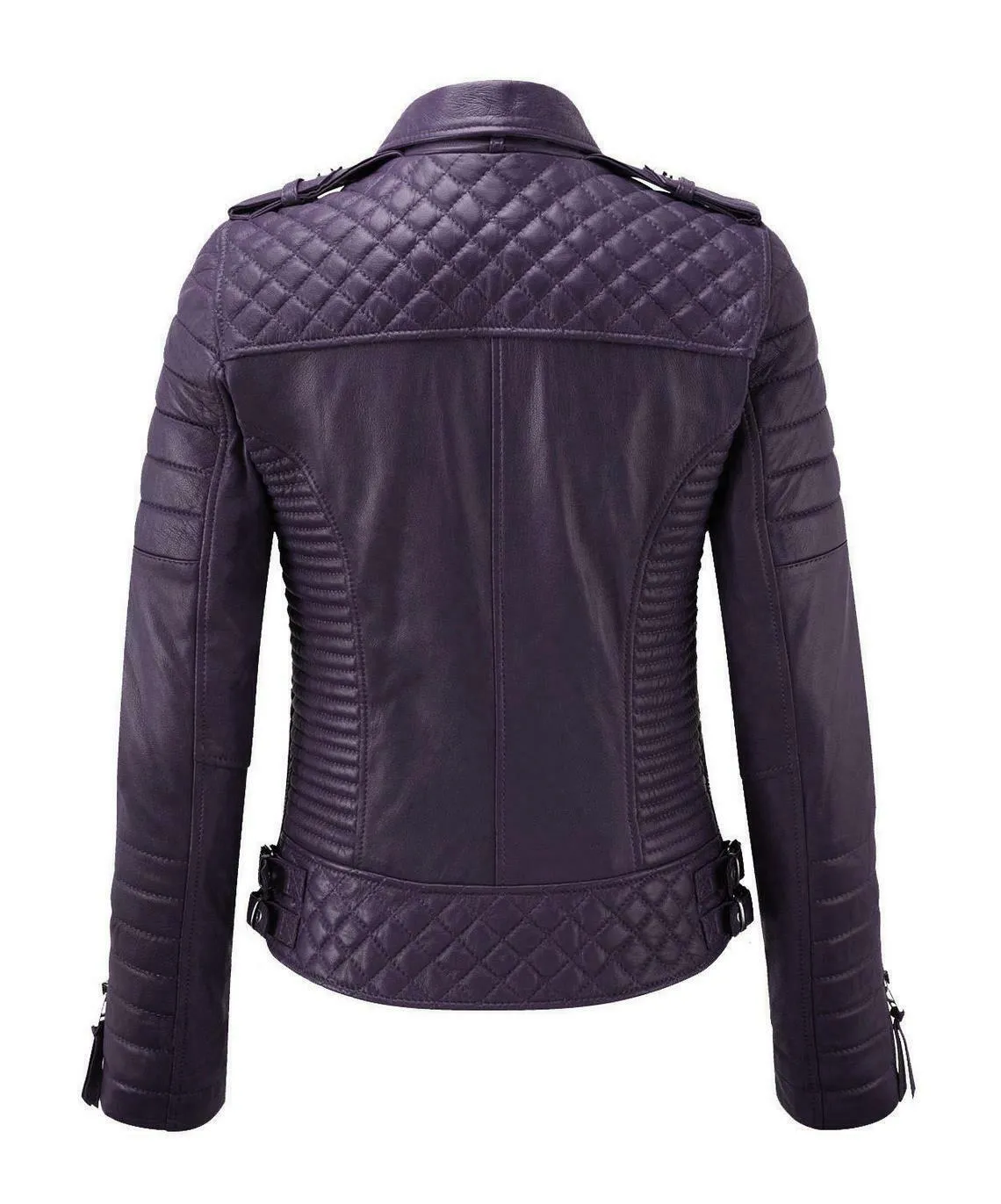 Women’s Soft Lambskin Leather Biker Jacket