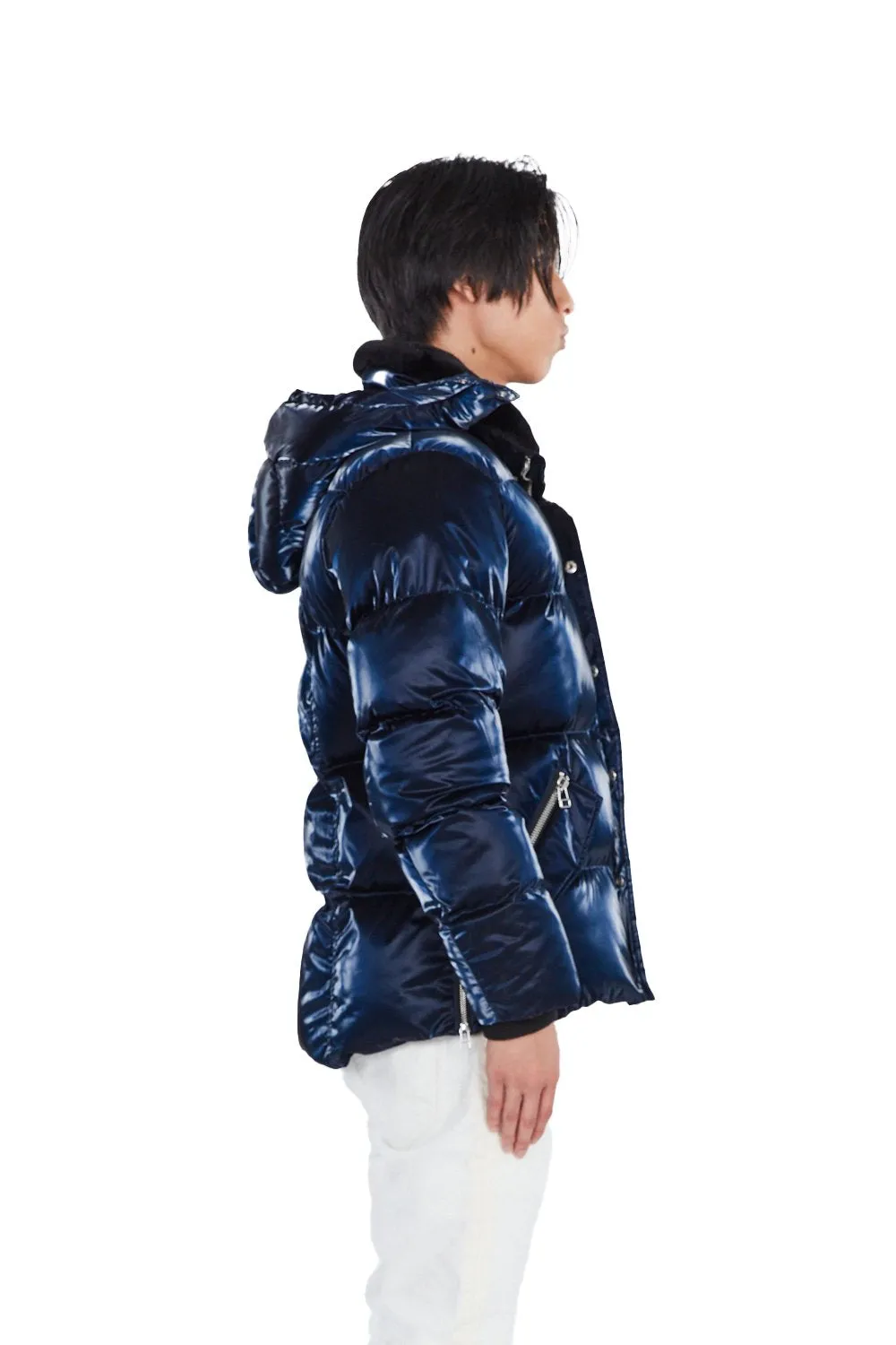 WoodPecker MEN'S BUMNESTER COAT - ALL WET ( NAVY)